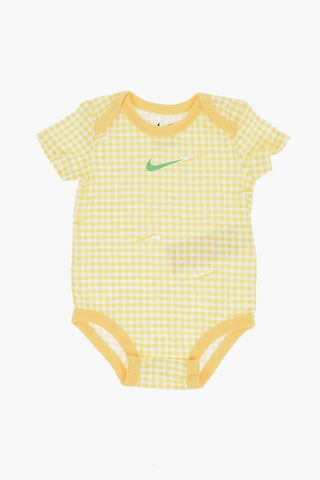 체크 크루넥 바디 3개 세트