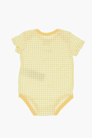 체크 크루넥 바디 3개 세트