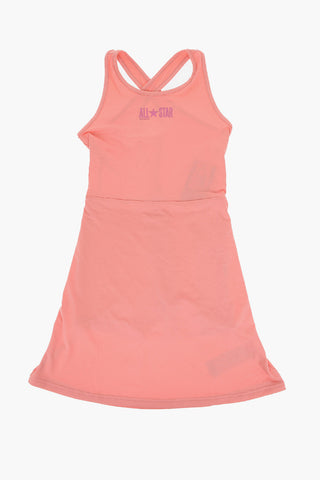 ALL STAR Cross-Front Dress BIKER Sleeveless