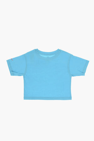T-Shirt mit Rundhalsausschnitt und kariertem Logo