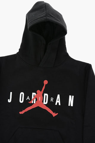 AIR JORDAN Felpa Hoodie JUMPMAN in Cotone Felpato