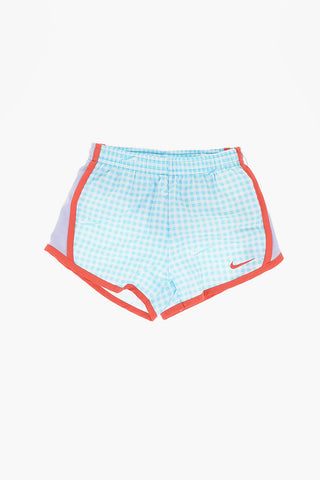 Checked Dri-Fit Shorts with Perforated Side Details