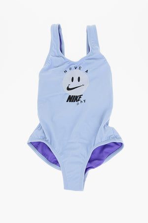 SWIM One-Piece Swimsuit with Logo Print