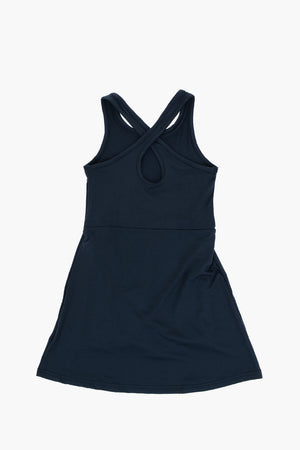 ALL STAR Cross-Front Dress BIKER Sleeveless