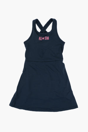 ALL STAR Cross-Front Dress BIKER Sleeveless