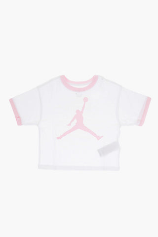 T-Shirt mit Rundhalsausschnitt und kontrastierenden Borten