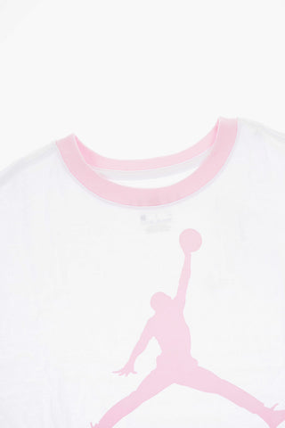 T-Shirt mit Rundhalsausschnitt und kontrastierenden Borten