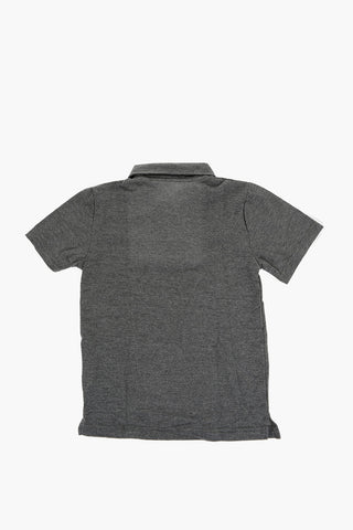 AIR JORDAN Polo 2 Bottoni in Tinta Unita con Stampa Jumpman