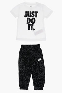 Two-Tone T-Shirt and Joggers Set