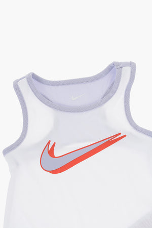 Set aus Tanktop und perforierten Shorts