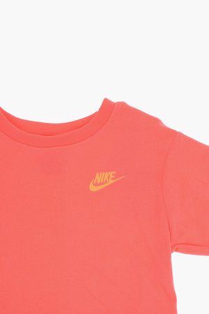 Set LETS ROLL T-Shirt und neonfarbene Frottee-Shorts