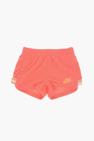 Set LETS ROLL T-Shirt und neonfarbene Frottee-Shorts