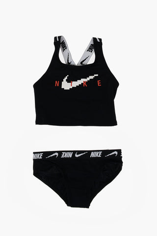 SWIM Bikini in Tinta Unita con Bande Logate