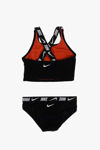 SWIM Bikini in Tinta Unita con Bande Logate