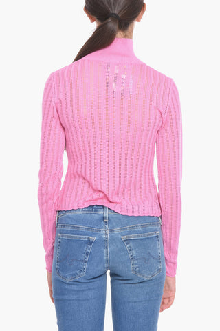 Maglia Collo Alto ANNA in Seta e Cashmere