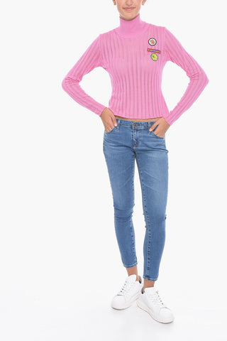 Maglia Collo Alto ANNA in Seta e Cashmere