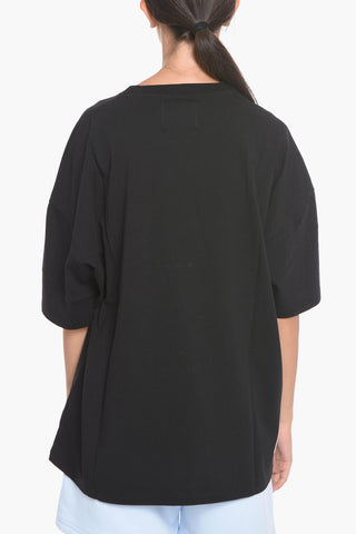 Crew-Neck T-shirt with Maxi Print