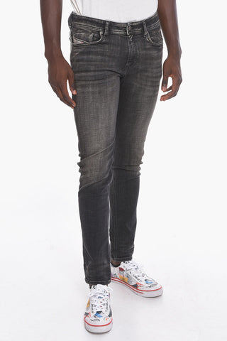 SLEENKER Skinny-fit Denims with Stone-washed Effect 16cm
