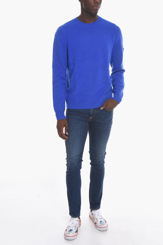 Cashmere Blend K-OLBY Crewneck Jumper With Embroidered Logo