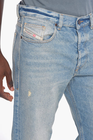 Loose-fit D-MACS  Denims with Vintage Effect 20cm L32