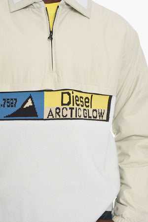 Gestrickte Jacke K-MARC mit Halb-Reißverschluss