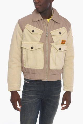 W-MANFRED Padded Jacket with Logo Patch