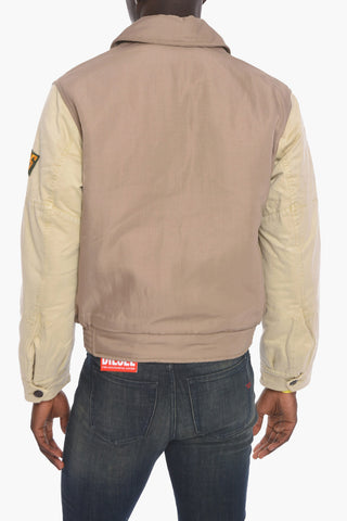W-MANFRED Padded Jacket with Logo Patch