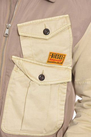 W-MANFRED Padded Jacket with Logo Patch