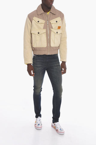 W-MANFRED Padded Jacket with Logo Patch