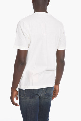 T-JUST Crewneck T-shirt with Lettering Print