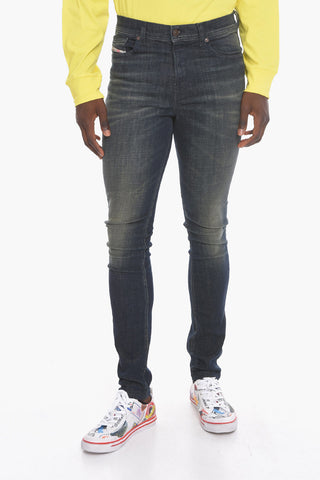 Jeans a Vita Alta D-AMNY con Skinny Fit 16cm