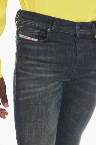 Jeans a Vita Alta D-AMNY con Skinny Fit 16cm