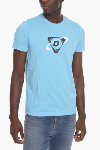 Cotton T-DIEGOS-K24 Crew-Neck T-shirt with Print Frontal
