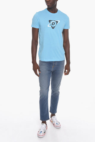 Cotton T-DIEGOS-K24 Crew-Neck T-shirt with Print Frontal