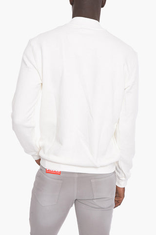 Brushed Cotton S-NORIS Sweatshirt with Embroidered Logo