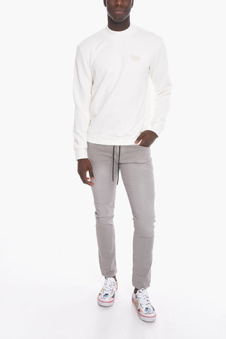 Brushed Cotton S-NORIS Sweatshirt with Embroidered Logo
