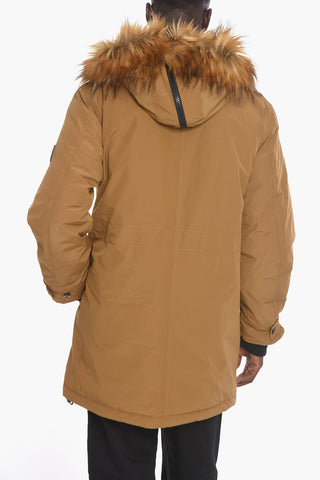 W-JORG Multipocket Puffer Jacket with Faux-fu