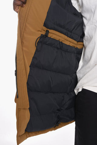 W-JORG Multipocket Puffer Jacket with Faux-fu