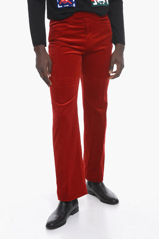 ARIA Velour Pants with Belt Loops