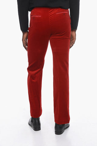 ARIA Velour Pants with Belt Loops