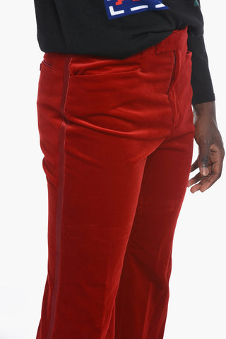 ARIA Velour Pants with Belt Loops