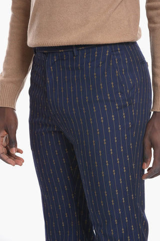 Pantaloni con Motivo Morsetto