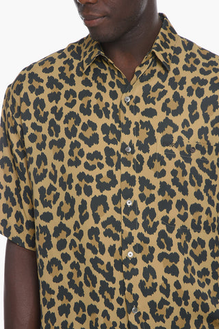 Leopard Printed Oversized Shirt