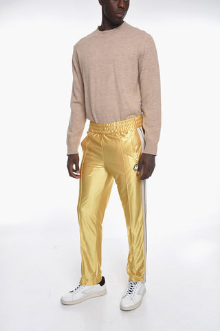 PALM ANGELS Jersey Joggers with Side Bands