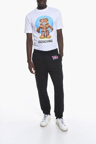 EMPORIO RACING Cotton Blend Cuffed Sweatpants