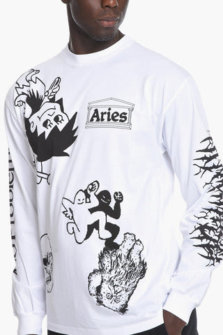 T-shirt a Maniche Lunghe Stampata