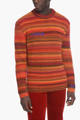 Crew Neck VIRGIN Wool Blend Pullover