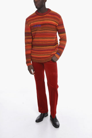 Crew Neck VIRGIN Wool Blend Pullover
