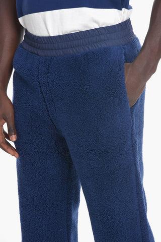 Pantaloni Jogger in Teddy di Lana
