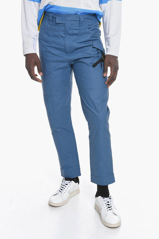 Coated Cotton Cargo Pants